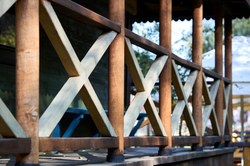 Close-up of New Columns